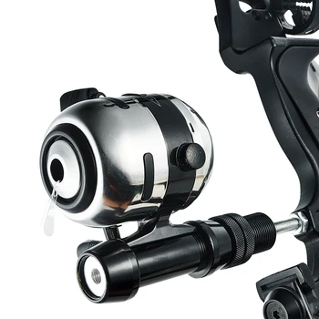 

Archery Slingshot Takdedown Bow Spinning Fishing Reel with Aluminum Reel Seat
