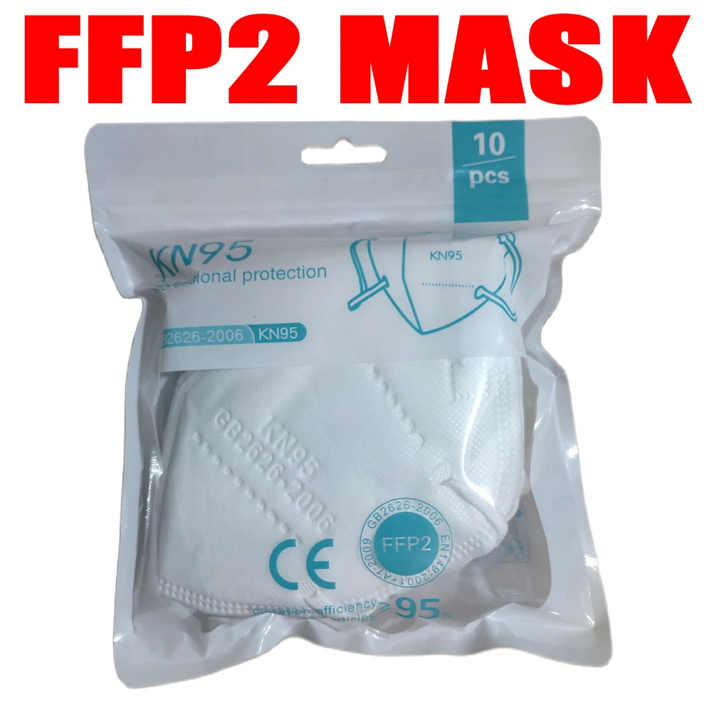 

1000-3000Pcs FFP2 Face Mask CE KN95 Mascarillas 5-Layer Mascherine fpp2 Health Protection Masque ff2 Masken ffp2mask Certificate