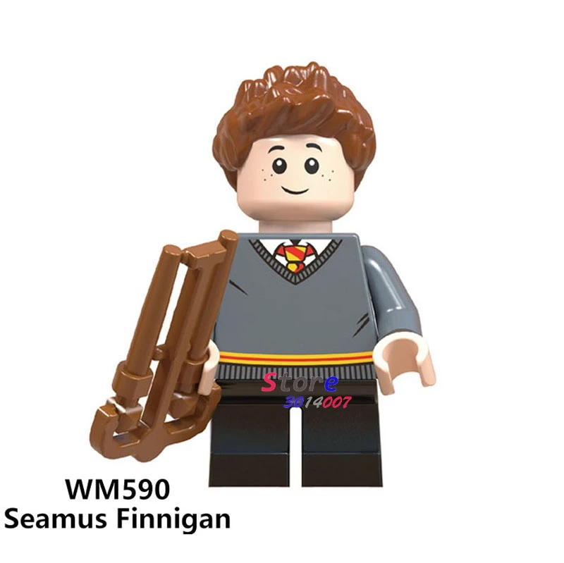 50 шт. строительные блоки Rubeus Seamus Finnigan Гермиона Рон Оливер дерево боле Маркус для детей Детские игрушки Гарри - Цвет: WM590