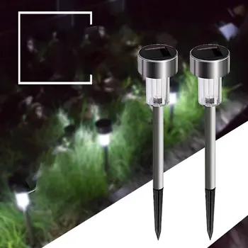 

Outdoor Solar Lawn Tube Light Stainless Steel Landscape Lighting Night Light Intelligent Light Control Garden Light
