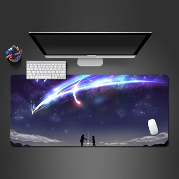 

Your Name Is Anime Mousepad High Quality Non-slip PC Gamer Computer Wot Big Mouse Pad Best Personality Padmouse Gaming Gifts