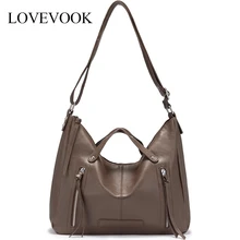 LOVEVOOK большая сумка на плечо женская мягкая из искусственной кожи сумки через плечо для дам роскошные сумки женские сумки дизайнерские классические вместительные сумки