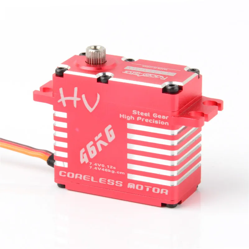Racerstar CLS7346HV 180 ° 46 кг 6,0 V-7,4 V 2BB без сердечника Matel gear цифровой сервопривод для RC самолета автомобиля робота запчасти