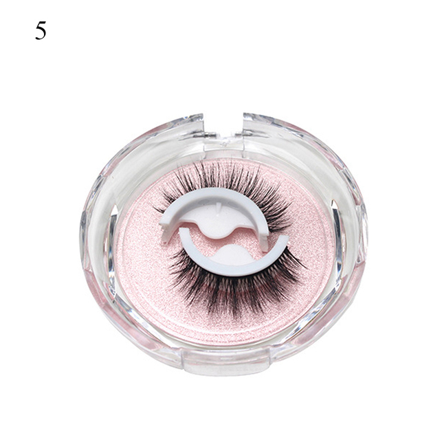 Self-adhesive False Eyelashes Glue Free Eyelash 3d Strip Reusable Lashes Extension 3 Seconds To Wear Faux Mink Eyelash