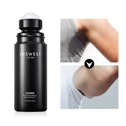 Мужские подмышки пота мяч тела одноразовые прокладки для подмышек дезодорант для мужчин на бутылке аромат Гладкий сухой Освежающий уход