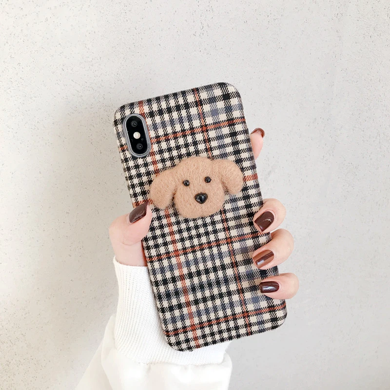 Для huawei P30 20 Коврики 20 30 Pro Nova 3 3i 3e 4 4e 5 Pro Чехол Матовый милые плюшевые домашние тапочки с изображением собаки мягкий силиконовый чехол для huawei Honor 10 20 8X 9X