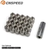 20PCS  Lug Nuts 304 Stainless Steel Orignal Colors m12*1.25 m12*1.5 m14*1.5 Wheel Nuts Hex19mm Length 35mm ► Photo 1/6