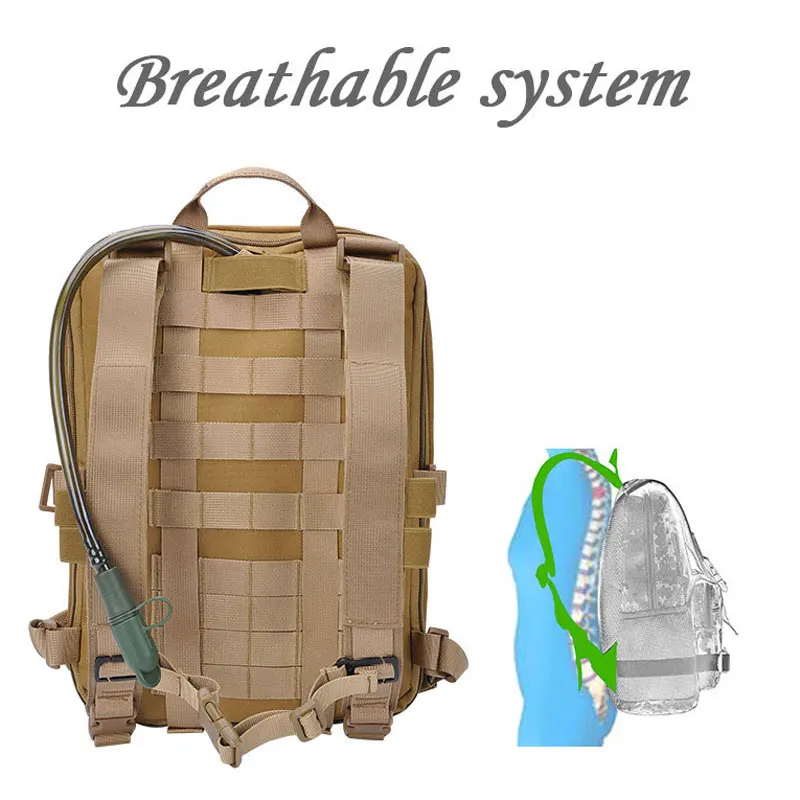 Flatpack D3 Backpack Tactical Molle Airsoft Rucksack Outdoor Hunting Multipurpose Assault Vest Bag Accessories 4