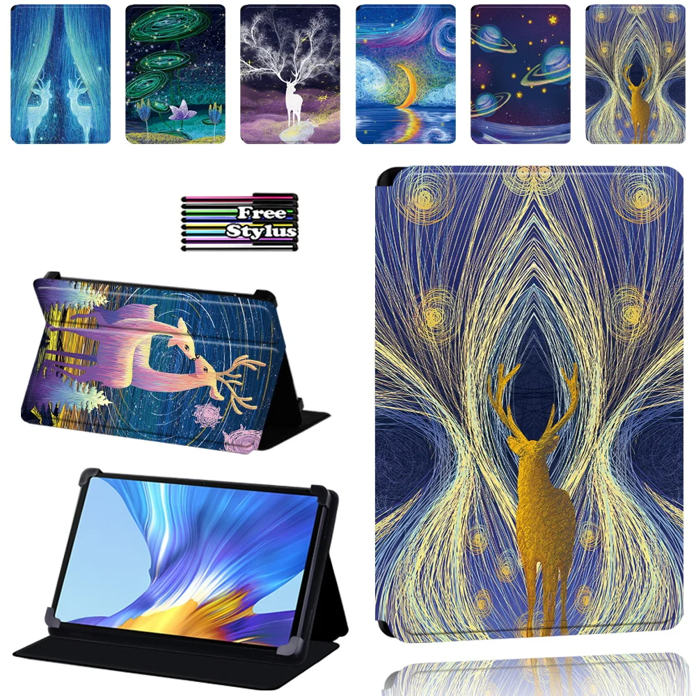 

Universal Tablet Case for Huawei MatePad 10.4" 10.8"/ Honor V6 / Enjoy Tablet 2 / MatePad Pro 10.8" PU Leather Protective Case