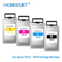 T9731 XL T9731-T9734 пигмент чернильная коробка с чип для Epson рабочей силы Pro Epson WF-C869Ra PX-S7070S M7070FX принтер