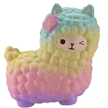 Jouet à presser Jumbo mouton alpaga, galaxie, mignon, Animal à montée lente, exquis, cadeaux pour enfants et adultes