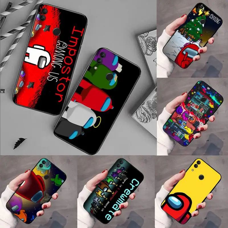

Among us hot game fashion Phone Case For Huawei Honor view 7a5.45inch 7c5.7inch 8x 8a 8c 9 9x 10 20 10i 20i lite pro