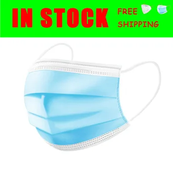 

Disposable Mouth Mask Non Woven Face Mask Anti Dust Mouth Nose Cover Respirators Unisex 3 Ply