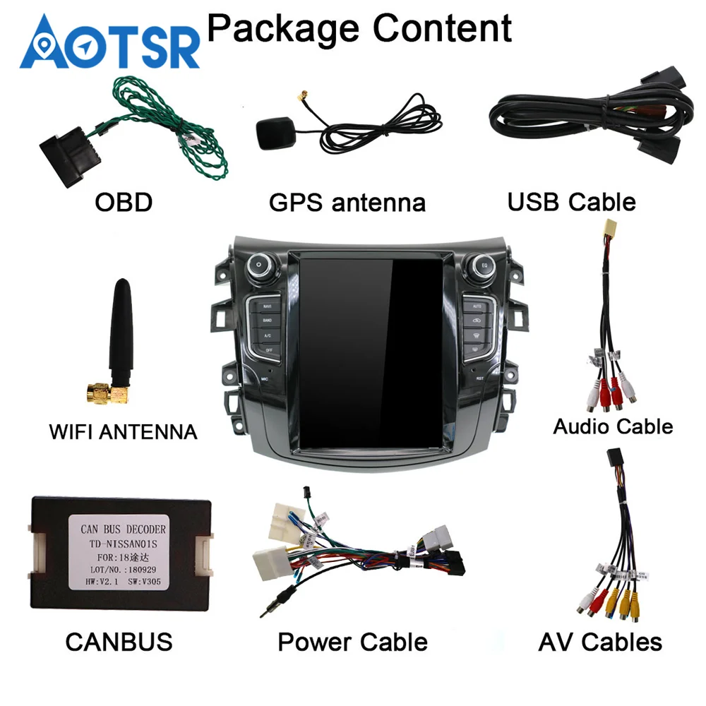 Perfect px6 Android 8.1 4+64G Car DVD Player GPS Navigation For NISSAN NP300 Navara 2014-2019 multimedia radio recorder headunit stereo 7