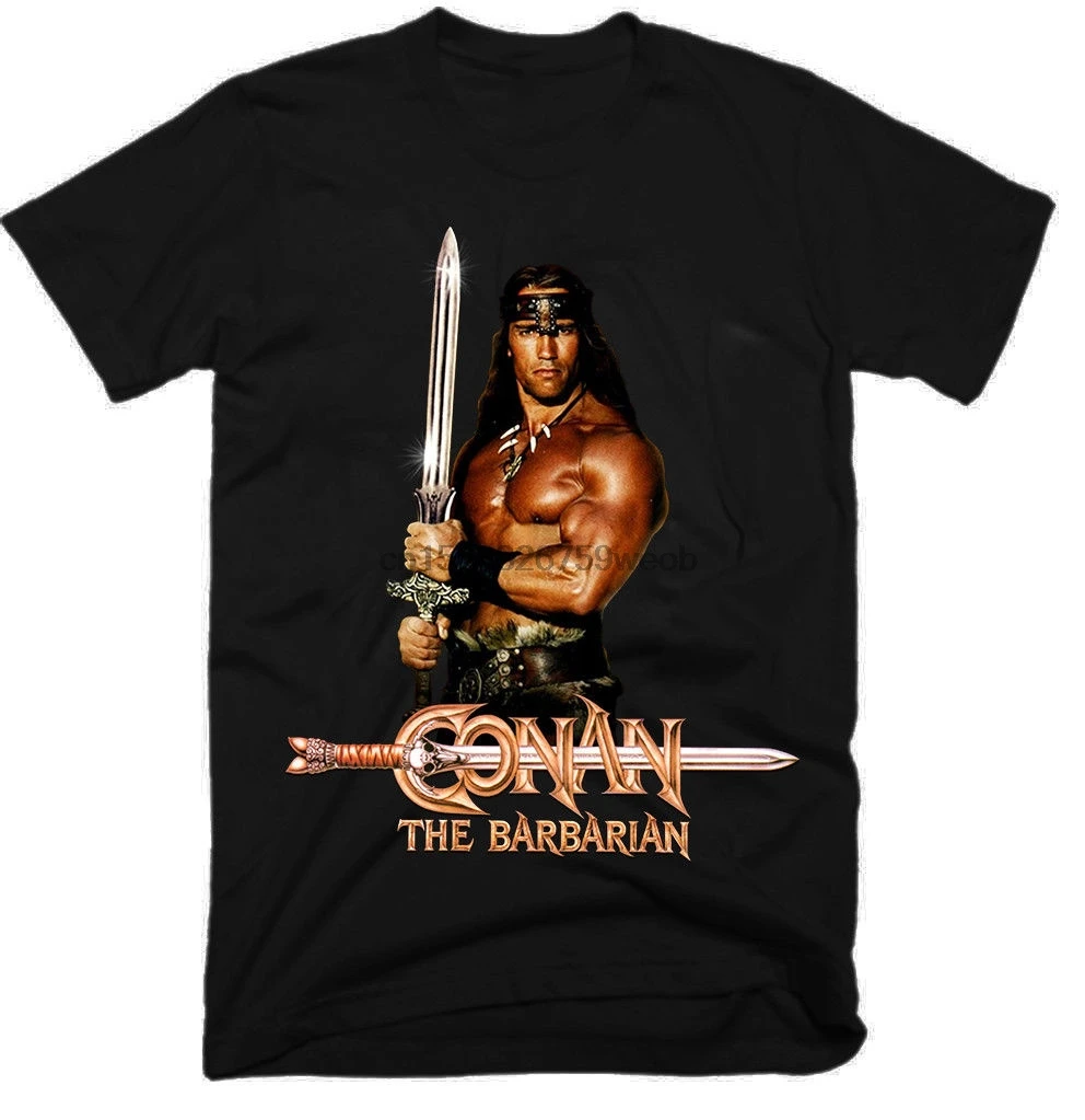 Conan The Barbarian Homme Забавные футболки модные Harajuku футболка Humour брендовая большие