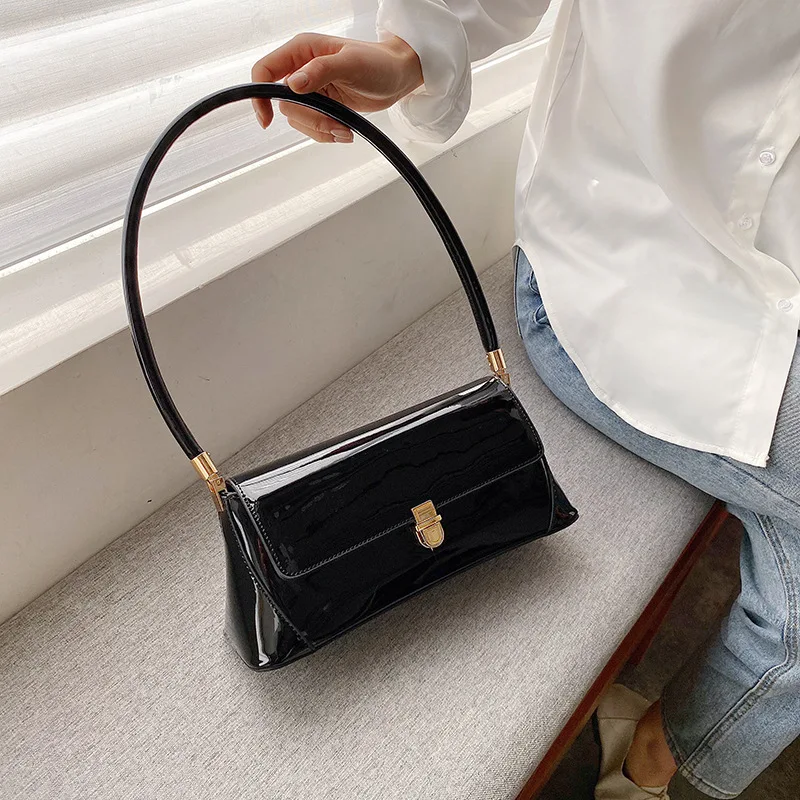 

Retro Armpit Bag Baguette Medieval Bag Non-mainstream Commuting Versatile One-Shoulder Handbag WOMEN'S Bag Autumn And Winter New