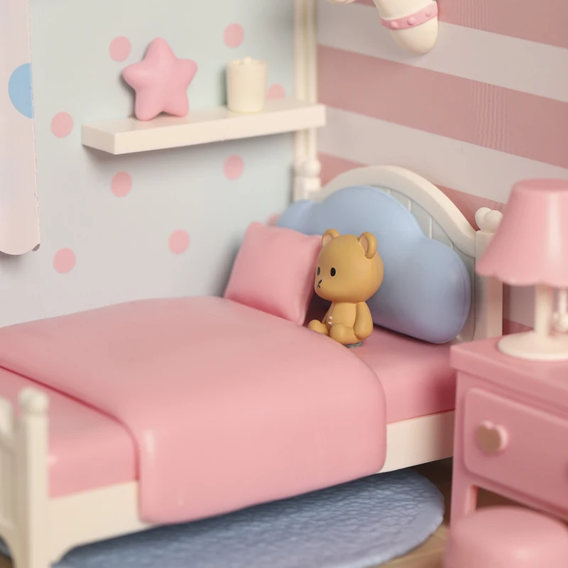 POP MART милый дом сборная игрушка DIY деревянный миниатюрный кукольный домик ручной