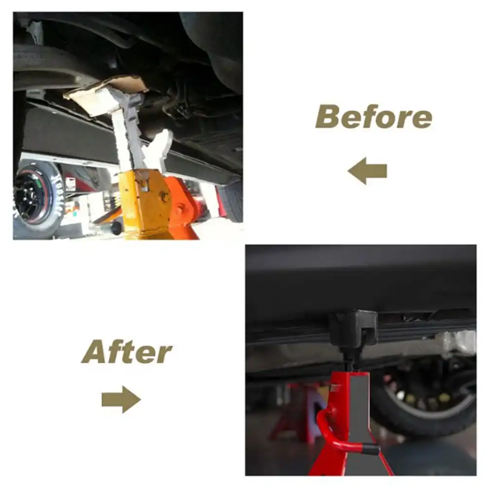 Universal Car Jack Pad Adapter Stand Rubber Mats Slotted Lifting