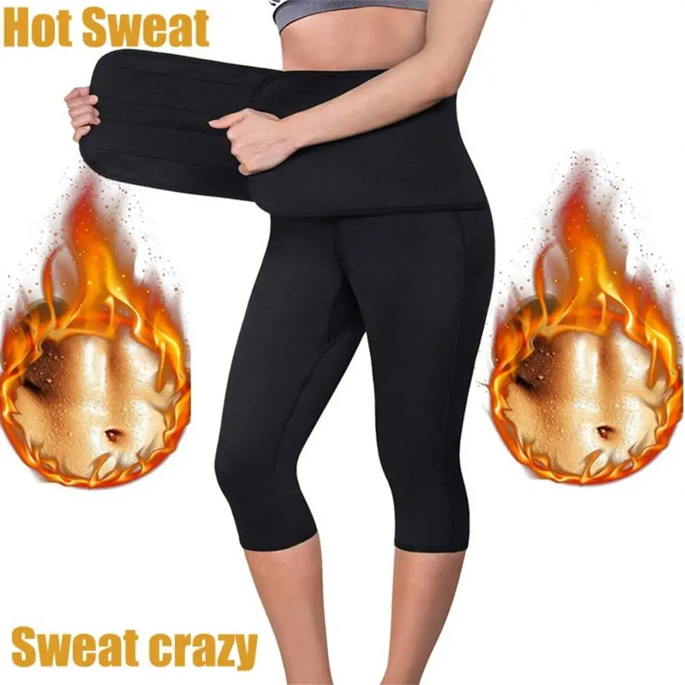 Women Neoprene Shaper Pants Waist Trainer Belt Sauna Slimming Gym Capris Hot Thermo Sweat Pant High Waist Leggings Women Neoprene Shaper Pants Waist Trainer Belt Sauna Slimming Gym Capris Hot Thermo Sweat Pant High Waist Leggings