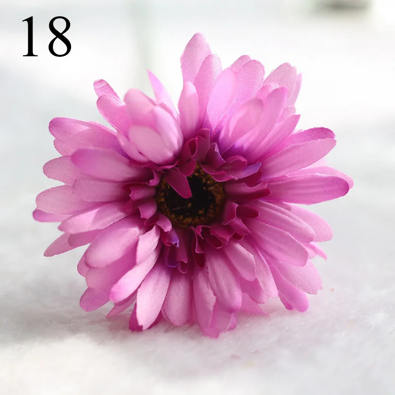 22 цвета, шелковая Гербера, искусственный цветок для свадебного украшения, свадебные цветы, украшение для дома, Подсолнух, декор для гостиной - Цвет: 18