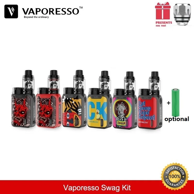 Боксмод Vaporesso Swag 80 Вт 18650 с баком для вейпа NRG SE 3 5 мл катушка GT испаритель набор