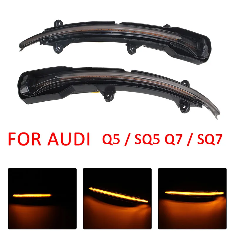 

Dynamic Turn Signal Light LED Side Wing Rearview Mirror Blinker Indicator For Audi Q5 SQ5 8R 2008- 2017 Q7 Facelift 2009-2015