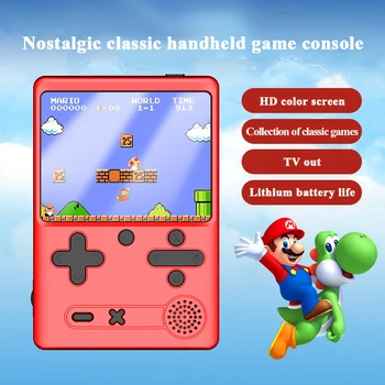 

Retro Portable Mini Handheld Video Game Console 8-Bit 3.0 Inch Color LCD Kids AV Game Player Built-in 500 Game Fit Double Player