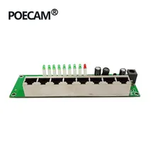 При создании PCBA 8 портов сетевой коммутатор OEM/ODM product factory Мини rj45 Ethernet концентратор-переключатель кабеля умный дом коробки 10/100 Мбит/с в Шэньчжэне