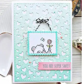 

Love Greeting Card Cover Cutting Die Embossing Stencil Template Mold DIY Paper Art Handcraft Scrapbook Bookmark Card Decor