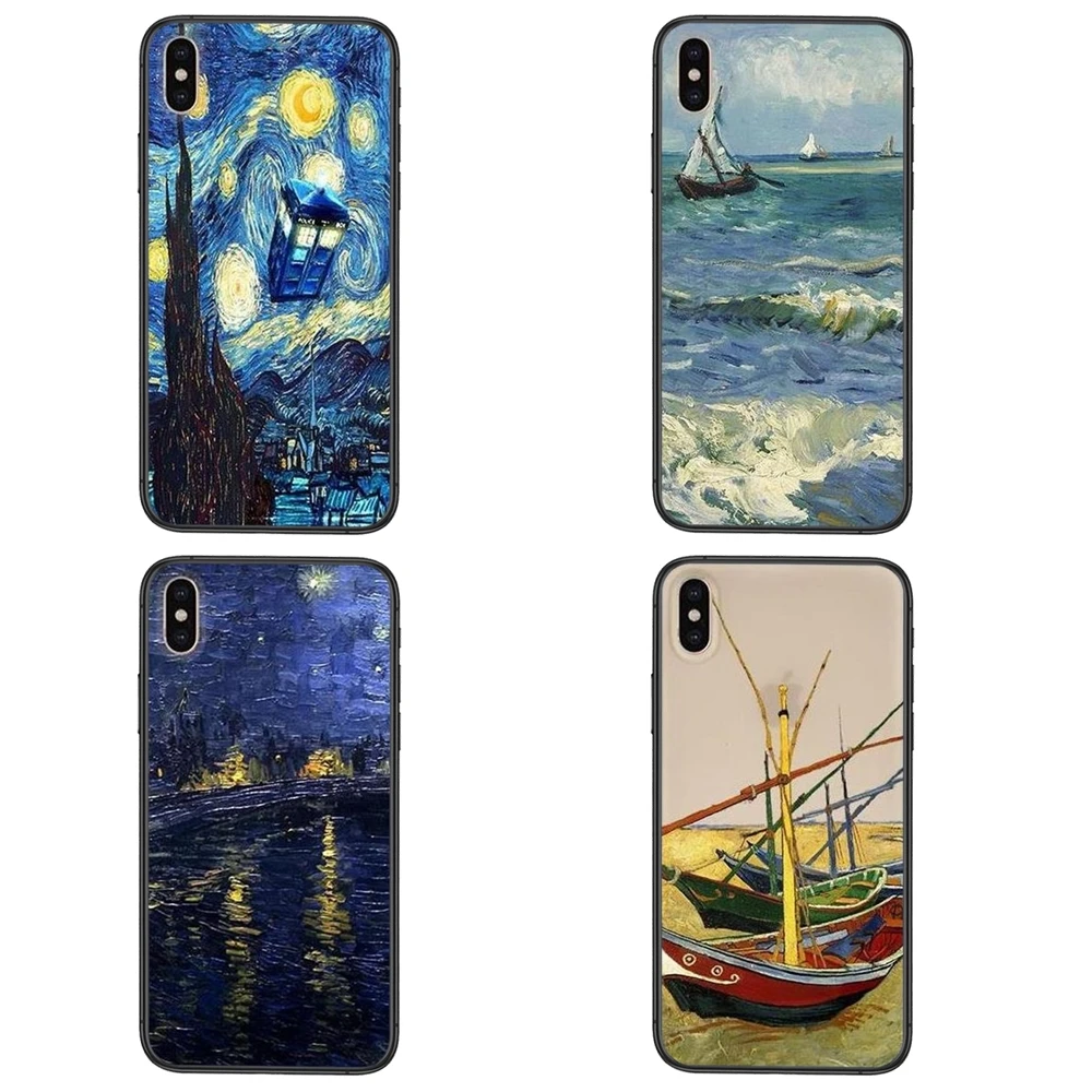 Doctor who van gogh Art For Mate 40 30 20X 10 lite plus pro Nova 8 Pro 7 6 se Soft TPU Cell Phone Case Best Price | Мобильные