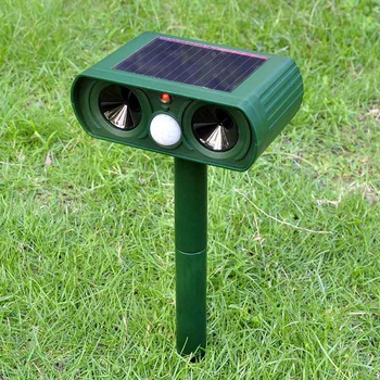 

Multi-function Bird Repeller Device Animal Repeller Solar Energy Animal Driver Garden Outdoor Use Ultrasonic Solar