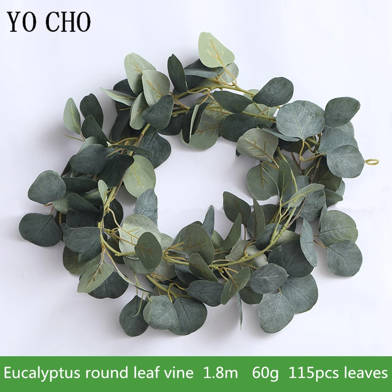 18253-1.8m-g-green 1.8m加密圆叶尤加利藤条