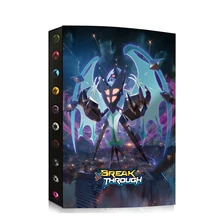 Album de cartes Pokemon cartes, 240 pièces, 4 pochettes, Grand Format, collection de livres de lettres, livre VMAX, classeur de personnages, jouet pour enfants