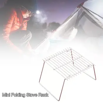 

Ultra-light Mini 304 Stainless Steel Folding Barbecue Grill Outdoor Camping Camping Portable Cooker Simple Pot Rack