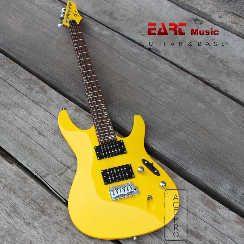 High Quality Eart Wz2310 Slim Body Electric Guitar, 24f Stainless