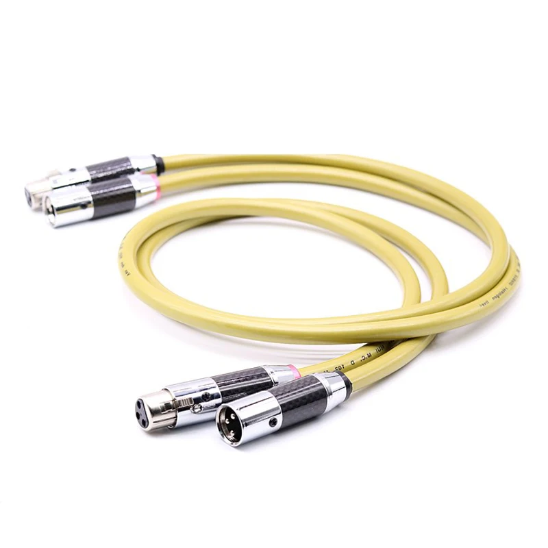 Free Shipping Pair Vdh Mcd102mk Silver Plated Cable,audiophile Xlr