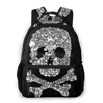 

Goku Skull 2020 Backpacks Casual Backpack Dragon Ball Z Female School Bag Man's Bags
