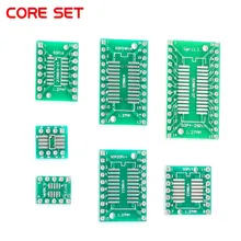 10 шт. PCB плата комплект SMD поворот в DIP адаптер конвертер пластина SOP MSOP SSOP TSSOP SOT23 8 10 14 16 20 28 SMT в DIP текстолит для печатной платы