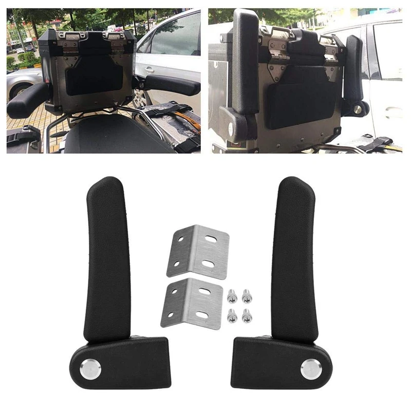 

Motorcycle Rear Tail Case Luggage Box Passenger Armrest + Backrest Cushion Back Pad for Bmw F 800 Gs Adv / R 1200 Gs Adventure