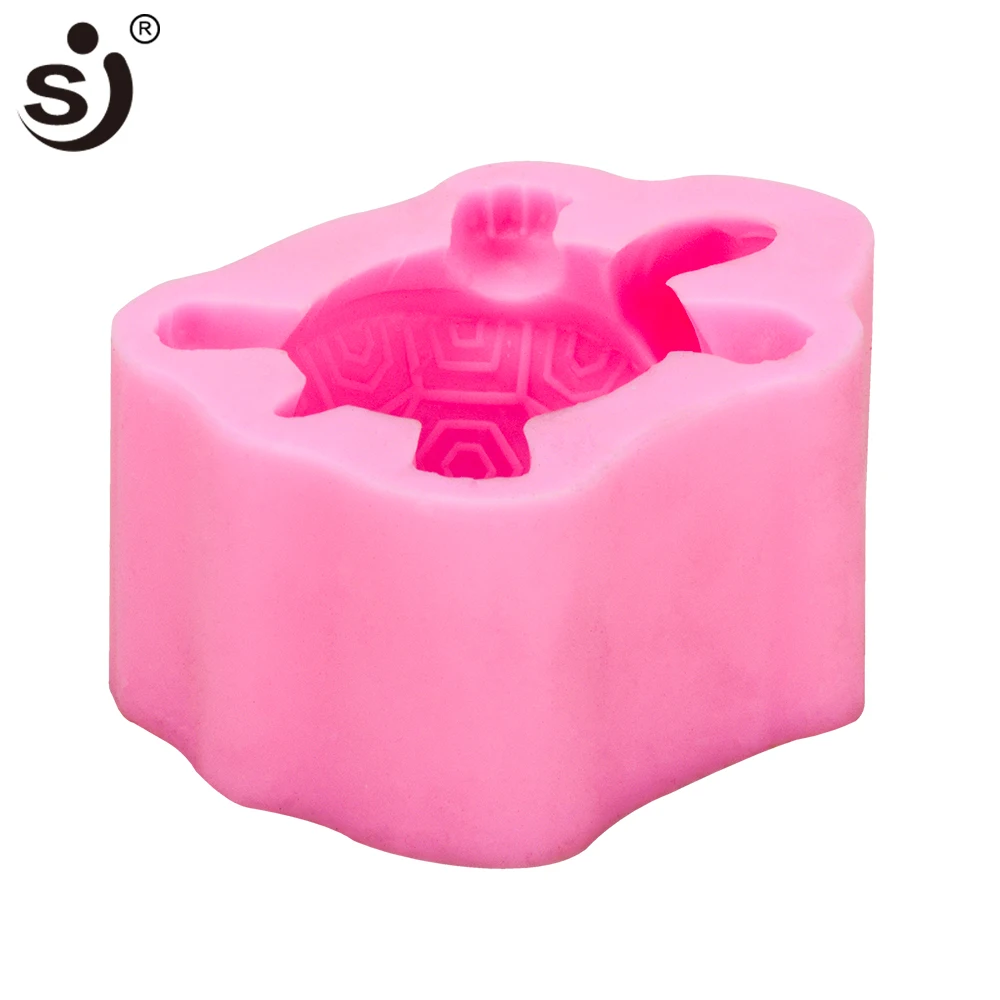 SJ форма для мыла черепаха силиконовая Резина 3D формы для мыла Ремесло Sshape сахарная форма сахарный инструмент DIY ручной работы