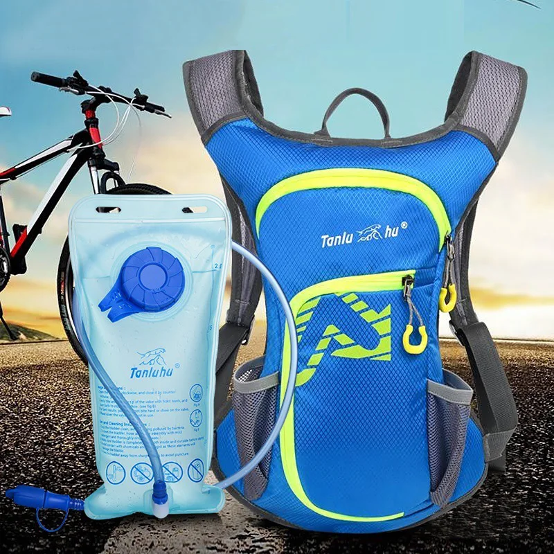 2L сумка для воды для велоспорта, езды на велосипеде, гидратационный рюкзак, нейлоновый резервуар для воды, для мужчин и женщин, для активного отдыха, кемпинга, бега, Mochila, сумка для велоспорта