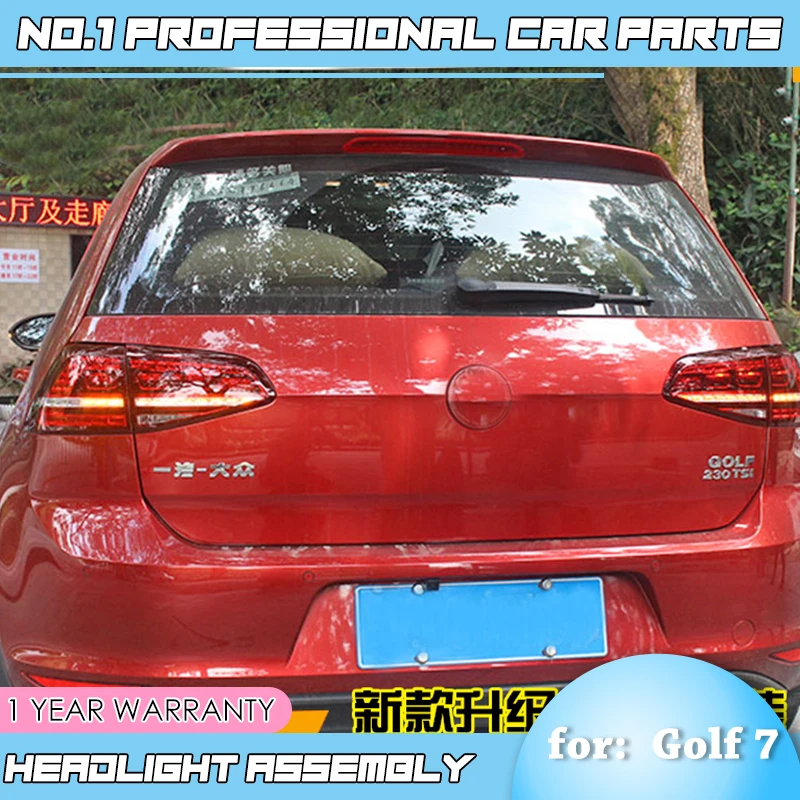 Автомобильные аксессуары для VW Golf 7 задний фонарь s 2013 2017 Golf7 MK7 светодиодный ДХО +
