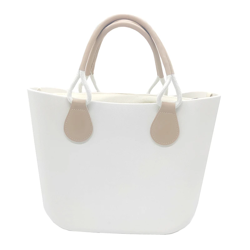 34x10x30CM Классическая женская сумка стиль obag ручки женский силиконовый резиновый водонепроницаемый пляжная сумка женская EVA Мини водонепроницаемая сумка - Цвет: 34x10x30CM