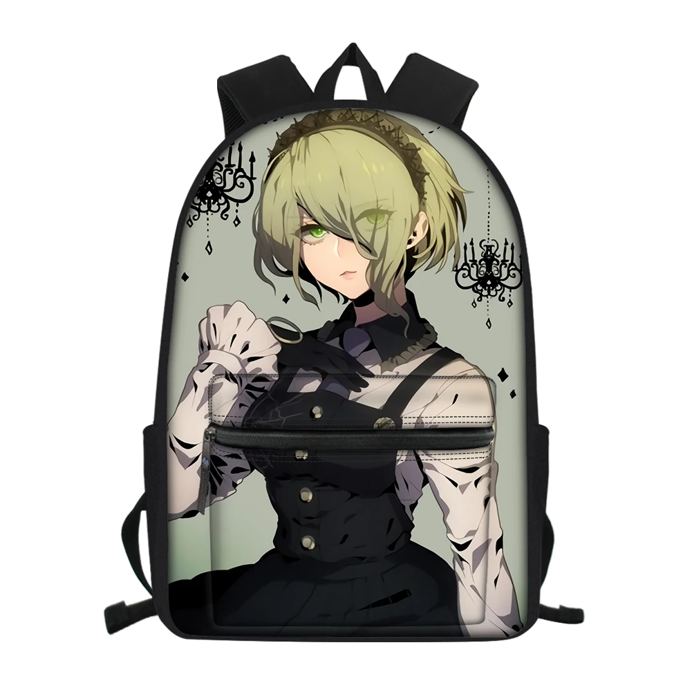CDGX2459Z58 Школьная сумка с аниме Danganronpa для мальчиков-подростков, дорожный рюкзак для ноутбука, Мужская холщовая сумка-портфель Monokuma, рюкзак - Цвет: CDGX2459Z58