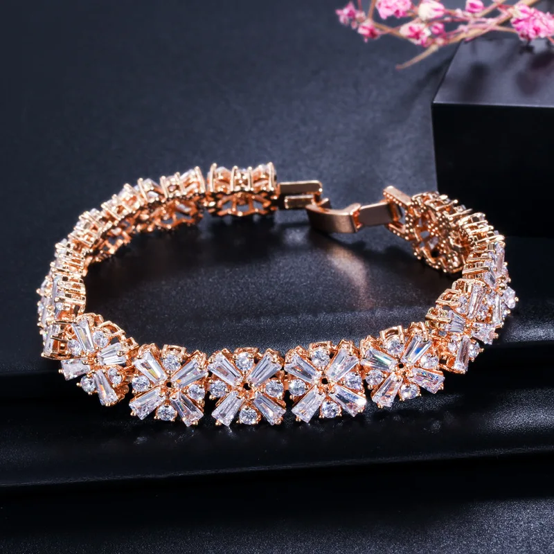 

Cross zircon stone copper gold filled charm bracelet femme fashion gift bangles bracelets for women pulseras mujer jewelry