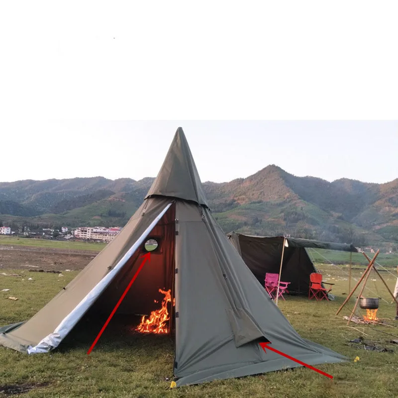 Used By Many People Waterproof Outdoor Cold-proof Moisture-proof Portable Collapsible tight Carpas De Camping Camping Tent