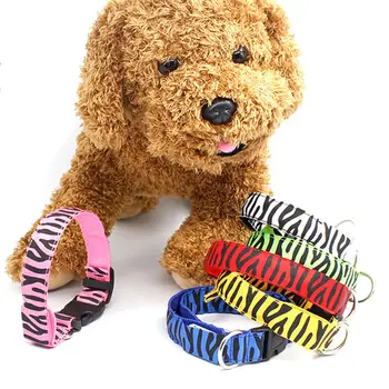 

USB Charging LED Luminous Dog Collar Streak Pattern Pet Collar Anti-lost Band
