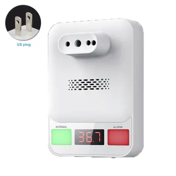 

Forehead LED Digital Intelligent ABS School Infrared Thermometer Non Shop Wall Mounted Easy Install Rapid Measurement