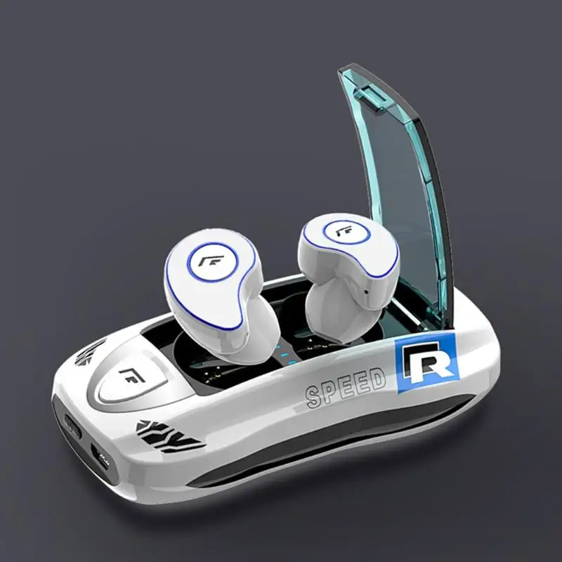 Спортивный автомобиль наушники вкладыши TWS Bluetooth Беспроводной мини гарнитура