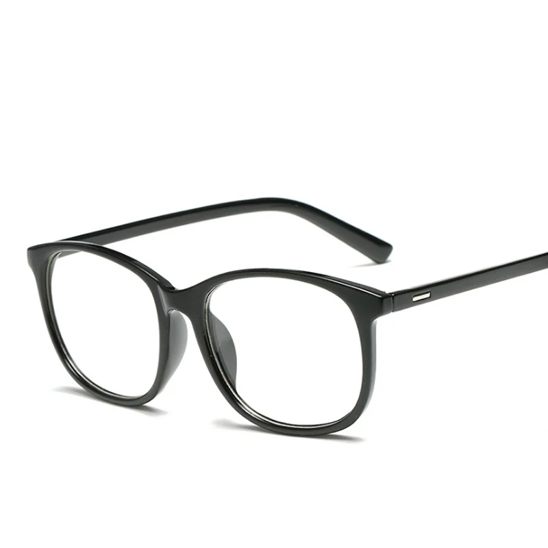 bright black Ретро очки в квадратной оправе для близорукости, Ретро стиль, очки по рецепту, 0,5-0,75-1,0-1,5-2,0-3,0-6,0 - Цвет оправы: bright black